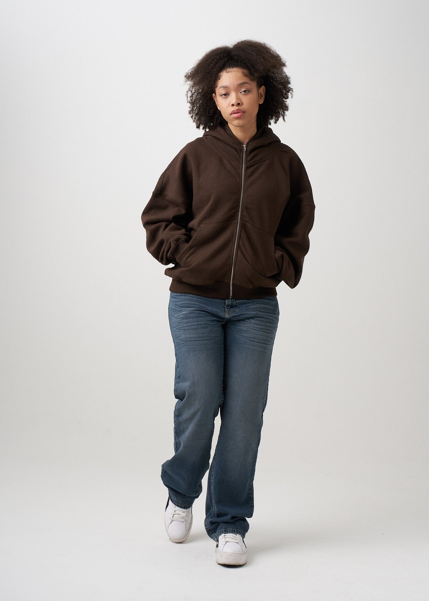 Women's Heavyweight Full-Zip Hooded Sweatshirt | 14 OZ