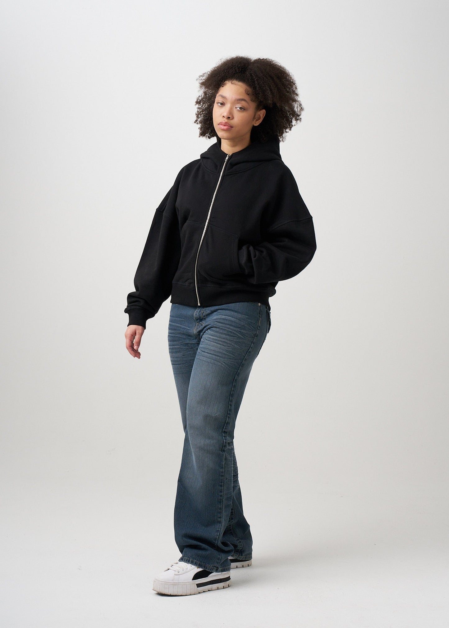 Women's Heavyweight Full-Zip Hooded Sweatshirt | 14 OZ