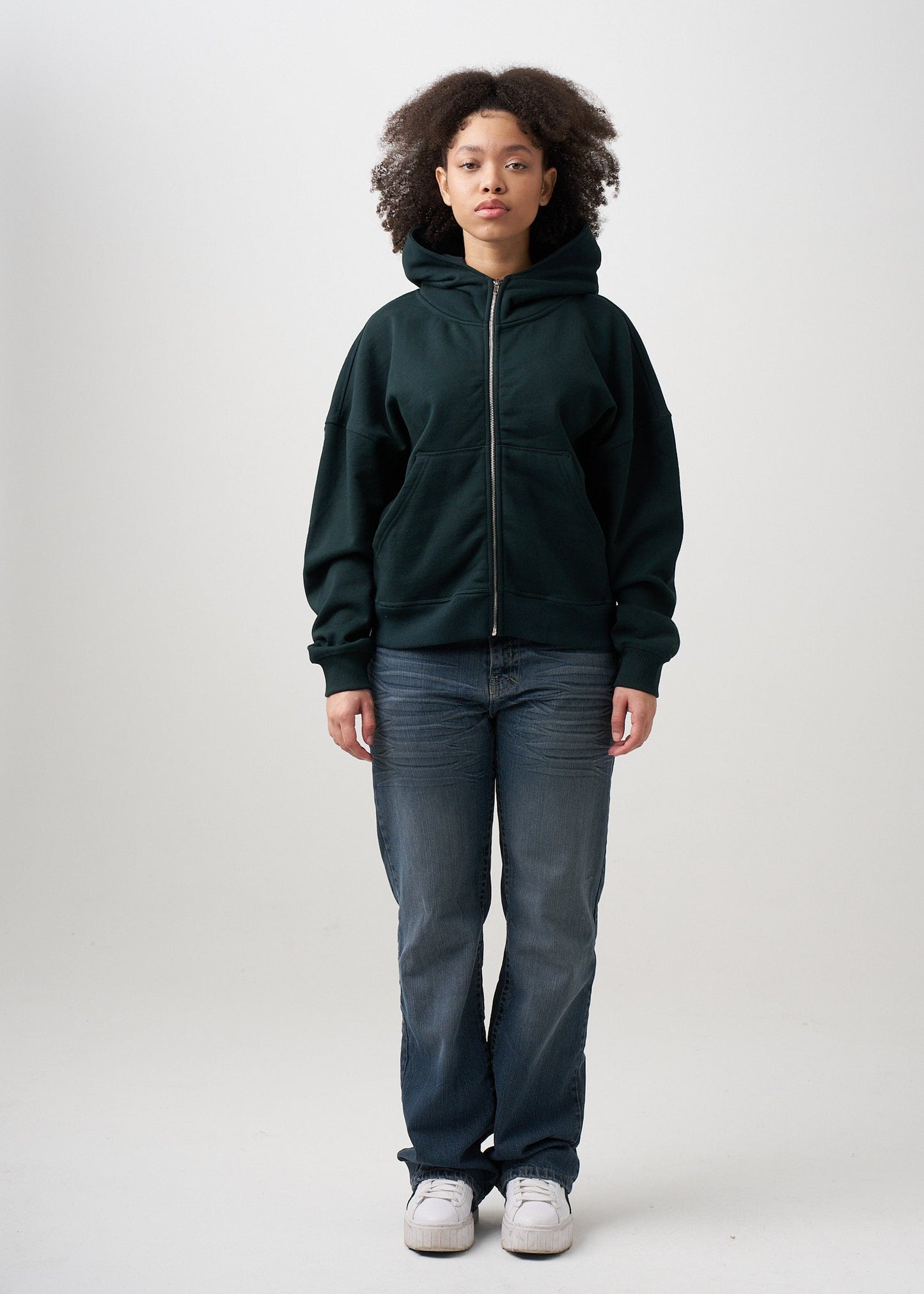 Women's Heavyweight Full-Zip Hooded Sweatshirt | 14 OZ