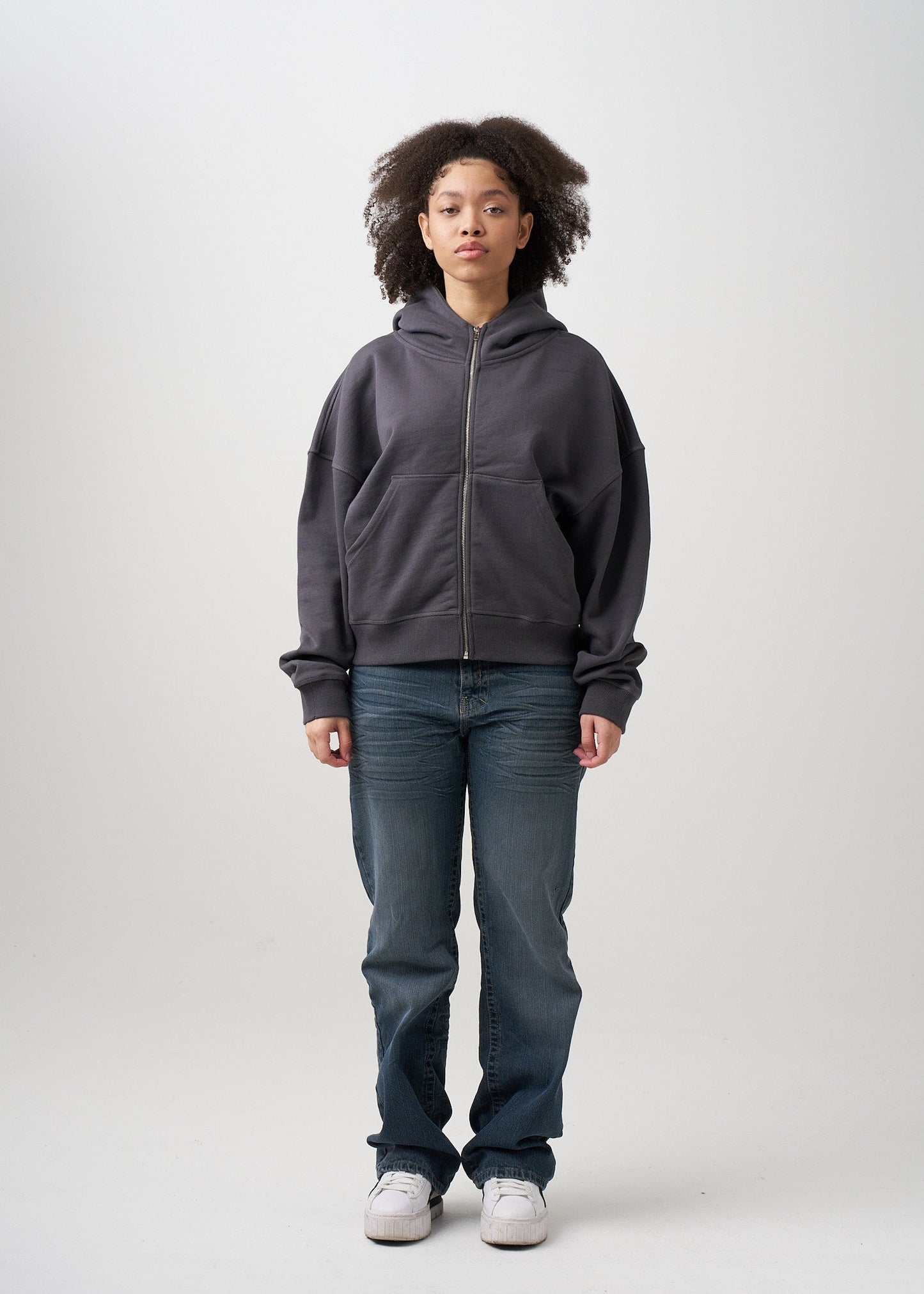 Women's Heavyweight Full-Zip Hooded Sweatshirt | 14 OZ