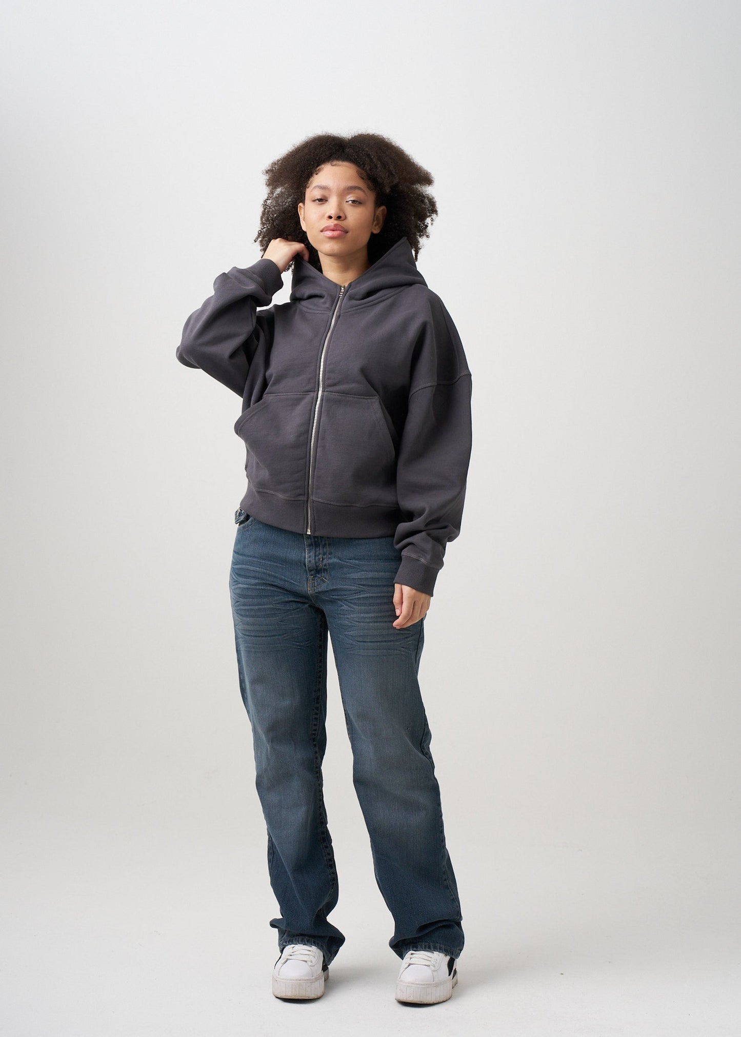 Women's Heavyweight Full-Zip Hooded Sweatshirt | 14 OZ