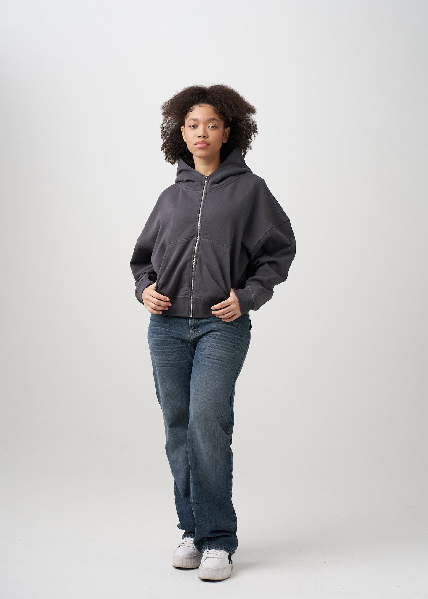 Women's Heavyweight Full-Zip Hooded Sweatshirt | 14 OZ