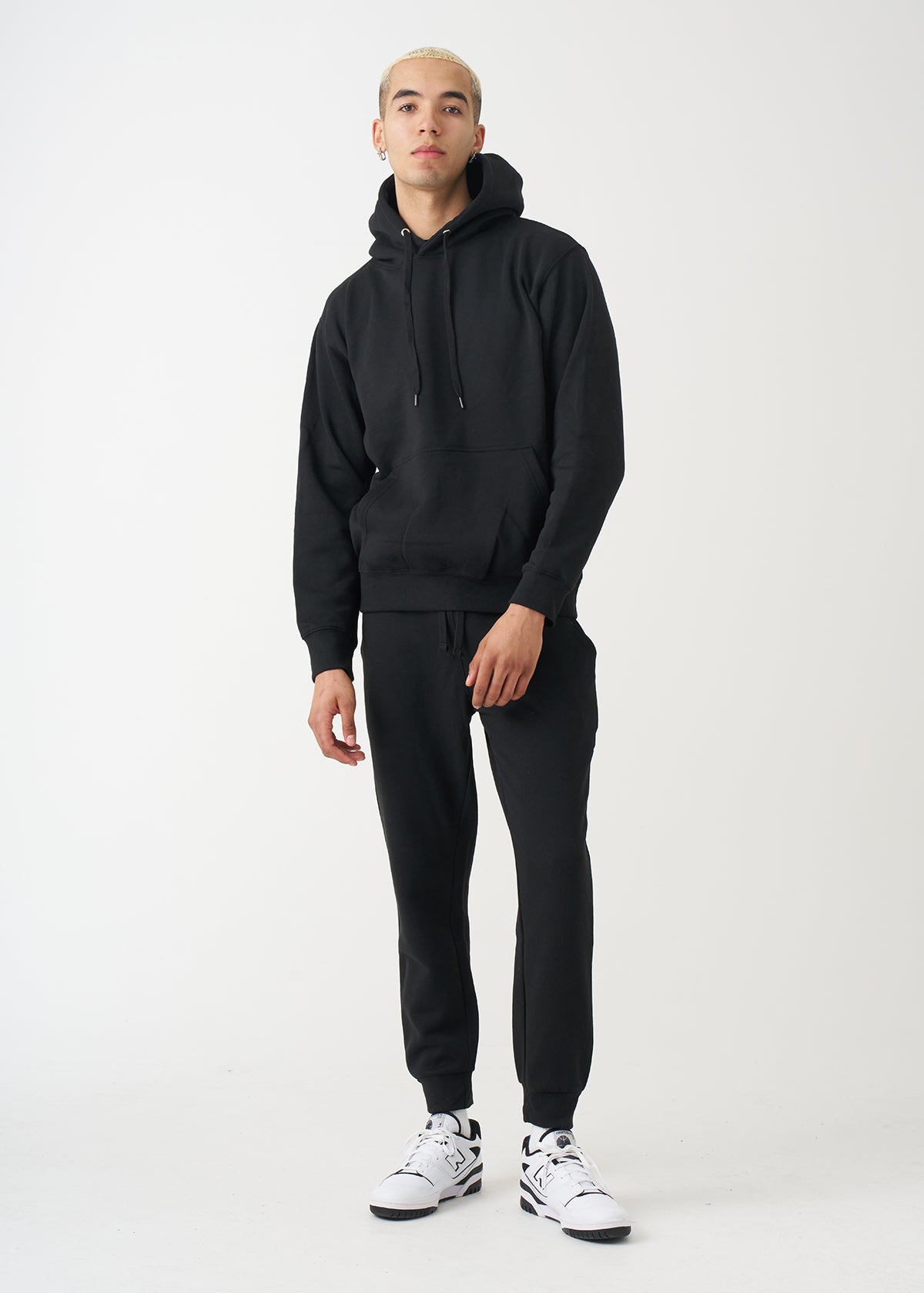 Men's Black Heavy Blend Hooded Fleece Sweatsuit | 9 OZ