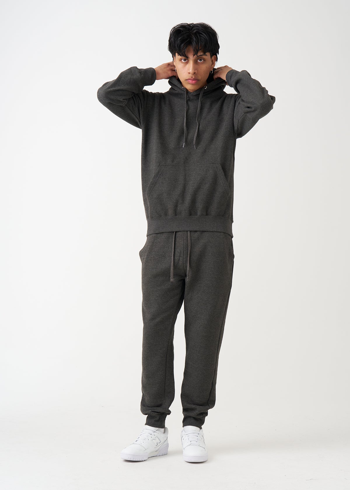 Charcoal Heavy Blend Fleece SweatSuit