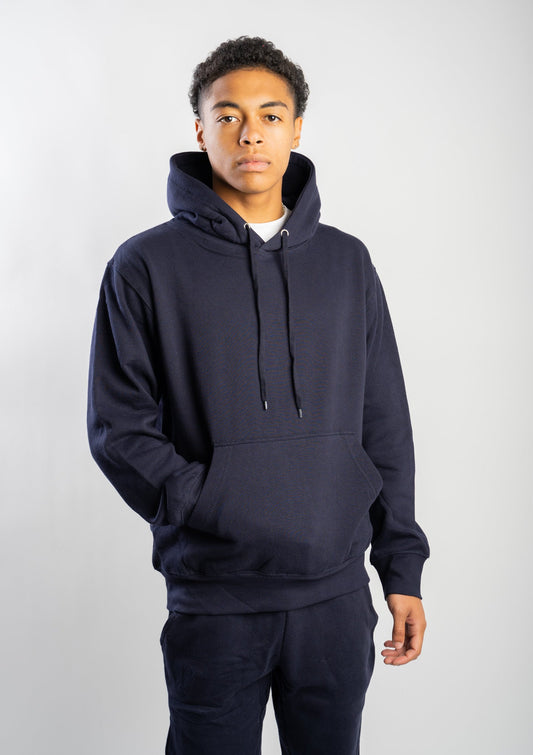 Navy Heavy Blend Fleece Hooded Sweatshirt