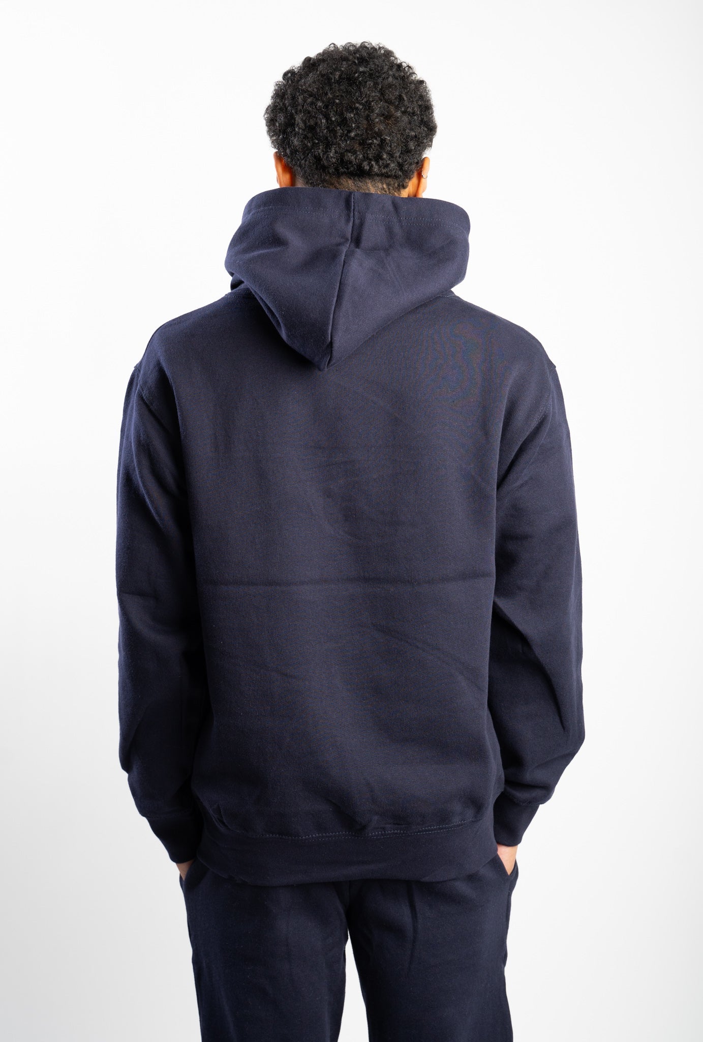 Navy Heavy Blend Fleece Hooded Sweatshirt