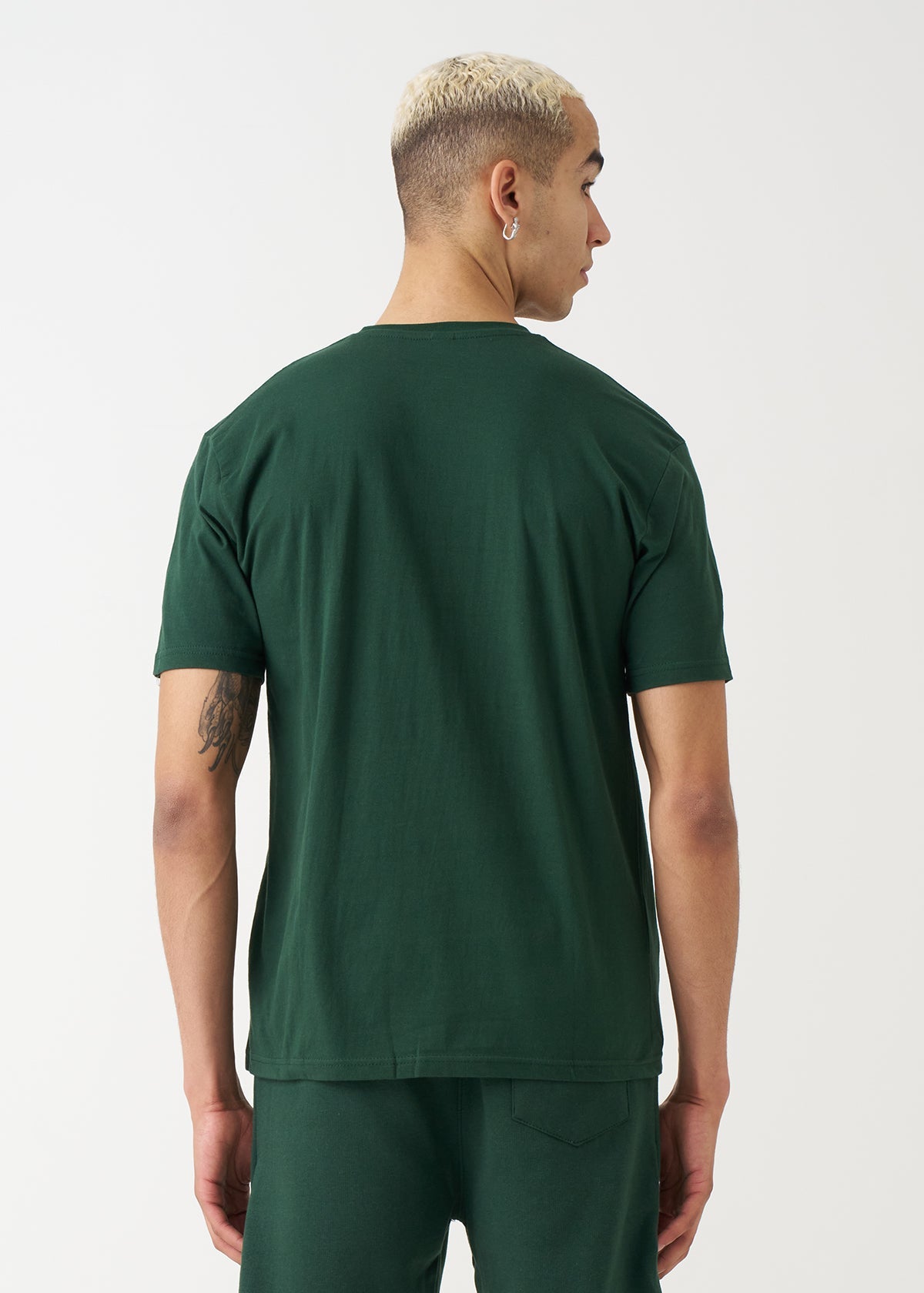 Dark Green Combed Cotton T-Shirt