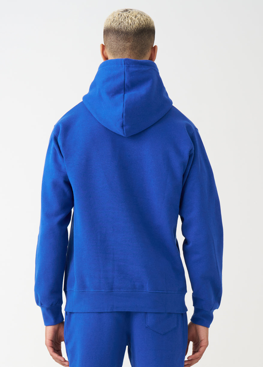 Royal Blue Heavy Blend Fleece Hooded Sweatshirt