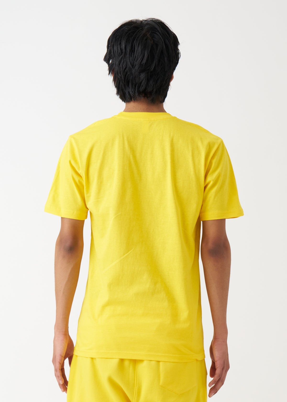 Yellow Combed Cotton T-Shirt